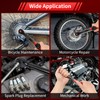 Hairich 1/4-Inch Torque Wrench, Dual-direction Small Torque Wrench 20-220in.lb/2.3-24.9Nm, 72
