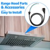Dreyoo HCK44 Range Hood Power Cord Kit, Convert Your Range