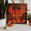 FINGERINSPIRE Phoenix 11.8x11.8inch Reusable Firebird Drawing Stencil DIY Art Phoenix