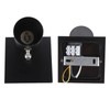 Black GU10 Bulb Holder Modern Lamp Base Metal Light Socket
