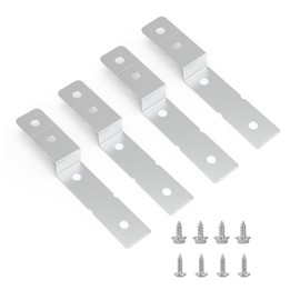 Dishwasher Side Mount Bracket Kit 154806601 02 for Electrolux & Frigidaire Dishwashers AP5645425, 154477201, 154806601, 154806602, 154806601/02, 2691713 and PS4705063 DWBRACKIT1-4 Pack