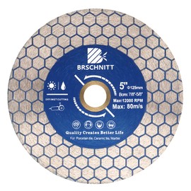 BRSCHNITT Diamond Cutting Disc 125 mm Double-Sided for Cutting and Grinding Granite Marble Tile Natural Stones