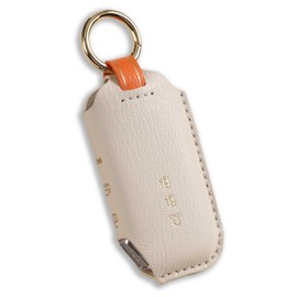 Hontumax Genuine Leather Key Fob Cover Case for Kia Sportage Seltos 2021-2025, for Kia Telluride 2021-2022, for Kia Sorento NIRO 2021-2023, for Kia K5 EV6 2021-2024 Key Holder (White)