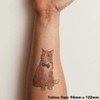 'Fancy Bow Tie Cat' Temporary Tattoo - Water Resistant, Skin-Safe,