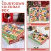 5PCS DIY Christmas Empty Advent Calendar: 24 Days Advent Countdown