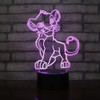 Wolostore Simba Children's LED Lamp Colour Changing USB Night Light