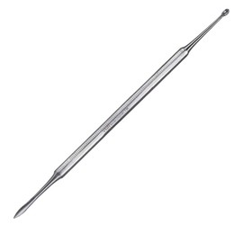 Podiatry Blacks Files and Probe by YNR® - German Chiropody Blacks File Spoon and Swan Neck Probe for Podiatry Use - Pedicure Foot Care Tools (Spoon and Pointed)