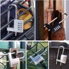 Cabinet Lock,Combination Padlock,U Shaped Padlock,Stainless Steel Gym Locker Lock Code