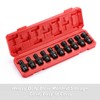 CASOMAN 10 PCS 3/8" Drive Standard Universal Impact Socket Set,