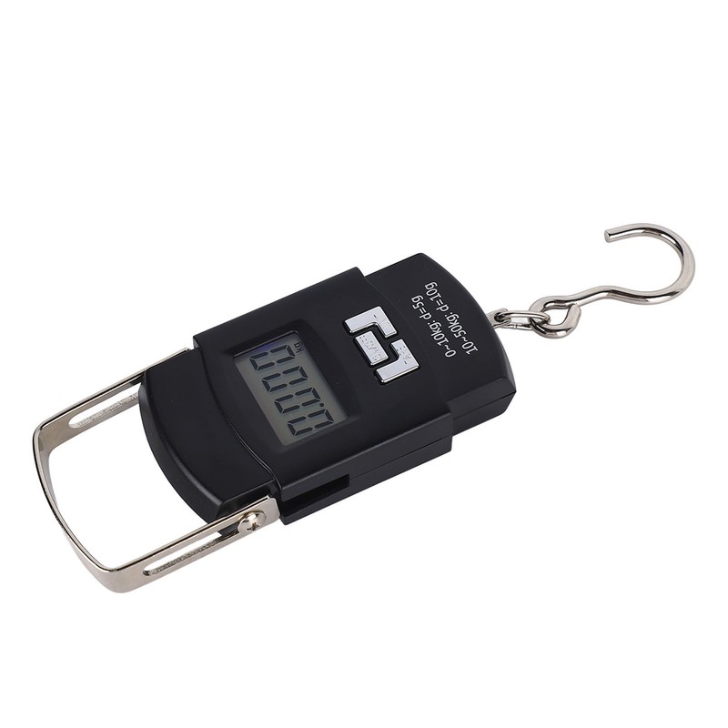 Hanging Hook Scale LCD Display 50kg Portable Digital Fish Scale