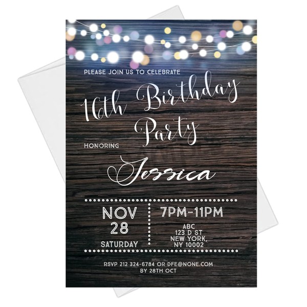Shop Ginger Wedding Custom Light String Birthday Sweet Party 4"