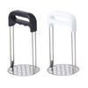 2 manual mashed potato grinders, stainless steel mashed potato pad