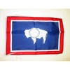 Wyoming Flag 18'' x 12'' cords - US state of