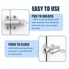 Litensh Self-Closing Latch, Spring Door Lock Latch，Resilient Bolt Latch, Spring