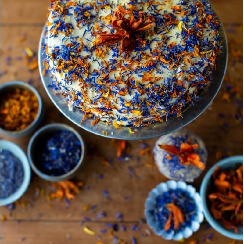 Spring Flower Blend – Edible flowers - Rose, Cornflower and