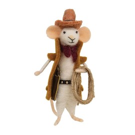 Bright Ideas Cowboy Mouse Ornament