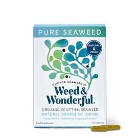 Doctor Seaweed's Weed & Wonderful | Pure Seaweed Capsules | 1 Months Supply | 100% Organic Scottish Seaweed
