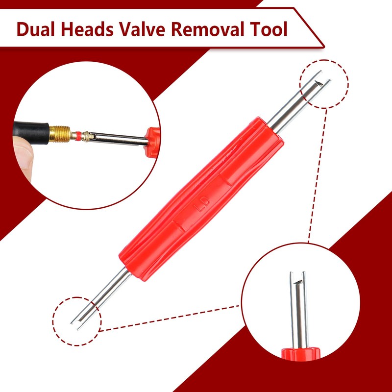 Lettry 22Pcs Quick Change Tire Valve Tool Kit, Tire Valve