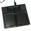 Dual USB Battery Charger for Nikon EN-EL14 EN-EL14a EN-EL14e D3100