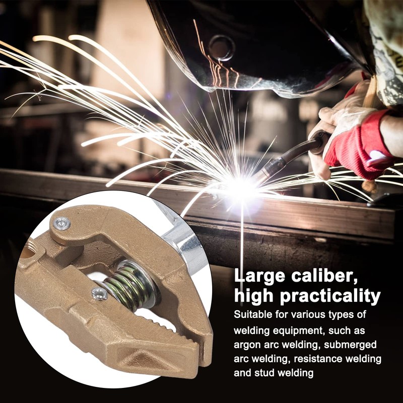Bordstract 800 Amp Welding Ground Clamp, Grounding Brass Welding Clamp