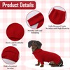 Geyecete Dachshund Sweater Dog Turtleneck Sweater,Cold Weather Cable Knitwear Small