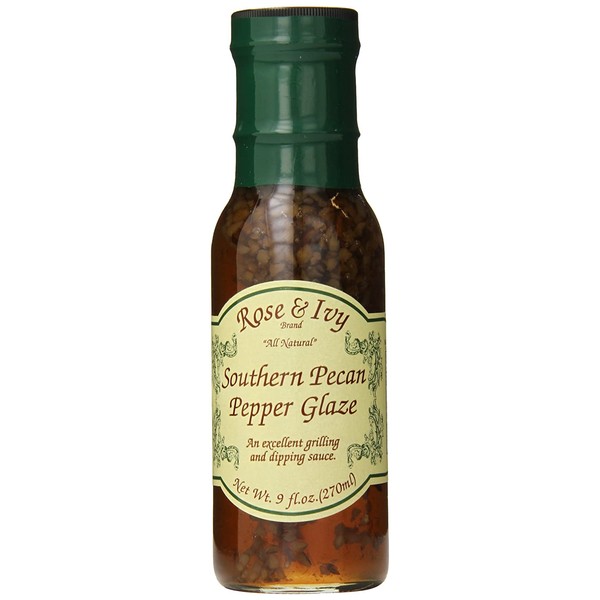 Rose & Ivy Pepper Glaze, Southern Pecan, 9.0 Ounce