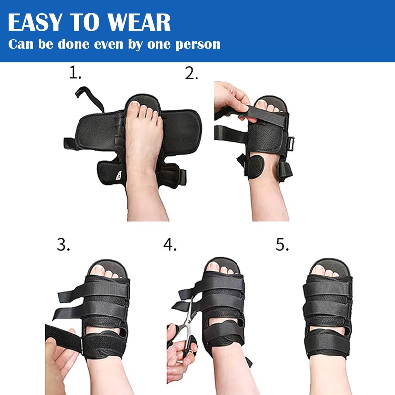 Tairibousy Post Op Recovery Shoe Adjustable Medical Walking Shoe Forefoot
