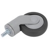 4in Caster TPR Silent Wheel with M12 Thread Stem Furniture