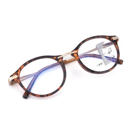 SOPHILY Round Progressive Multifocus Reading Glasses Women Men Multifocal Readers Blue Light Blocker Brown Tortoiseshell +2.0