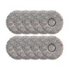 10 Pack Replacement Mop Pads,Washable Reusable Mopping Pads Compatible with