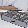 Under Bed Shoe Storage Organizer, Set of 1 Sturdy Closet
