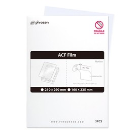 Phrozen ACF Release Film for Resin Printers, A4 Format Separation Film for Sonic Mini/Shuffle Series, Mighty 4K LCD Printer, Limited Adhesion, Stronger Separation Function, Pack of 3 (210 x 290 mm)