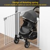 Edmyre Easy Step Walk-Thru Baby Gate – Adjustable Safety Gate