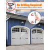 Magnetic Garage Door Hinges and Handles Kit, Garage Hardware Accents