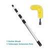 Daisypower Gutter Cleaning Brush Roofing Guard Cleaner Tool with Telescopic