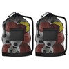 Neikafan Extra Large Sports BallBag 2Pcs NetBag Holds 10-12 Size