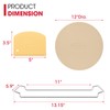 Unicook 12 Inch Round Pizza Stone for Oven and Grill,