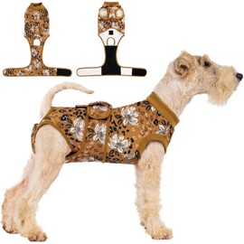 Aimydog Recovery Suit for Dogs After Surgery,Female Male Dog Onesie for Spay Neuter,Substitute E-Collar & Cone,Anti-Licking Breathable Onesie for Small Medium Large Dogs