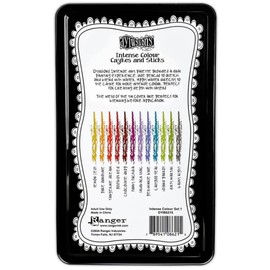 Ranger Dylusions Intense Colour Caykes & Sticks, 12 Caykes & 12 Sticks, Set 1