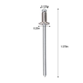 Rosette Rivets, 8PCS Aluminum Rosette Shaped Rivets Rustproof Cars Rose Shaped Rivets for AMC VIN Door TAG All Vehicles (Silver)