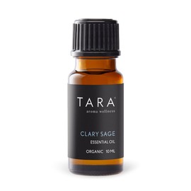 TARA Spa Therapy Clary Sage Bath & Diffuser Oil – 100% Organic, Concentrated, Aromatherapy Formula, Clary Sage, 10ml
