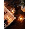 Brightown G40 Replacement LED Light Bulbs, 25 Pack Clear Globe