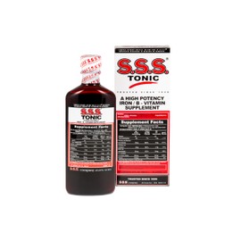 S.S.S. Tonic, Iron and Vitamin B Supplement, High Potency Vitamins, Bottle,10 Fl Oz (Pack of 1)
