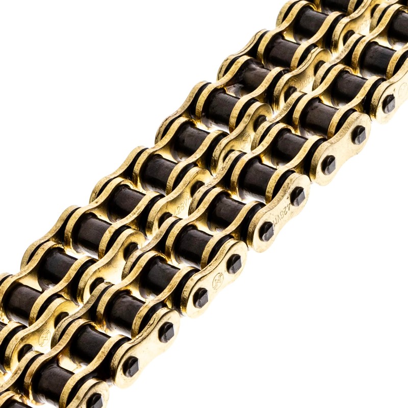 NICHE Gold 428 X-Ring Chain 106 Links With Connecting Master