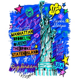 CVPuzzles Big Dreams, New York City 504 Piece Jigsaw Puzzle 16" X 20"