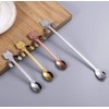 MINGZE 6 Pack Mini Cat Coffee Spoon, 5 Spoons +