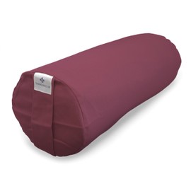 Bodhi Meditation/Yoga Cushion Round 36x15 cm Polystyrene Beads Suitable For Allergy Sufferers Cushion Cover Cotton Linen Filling Ruby Red Bordeaux Zafu Yoga