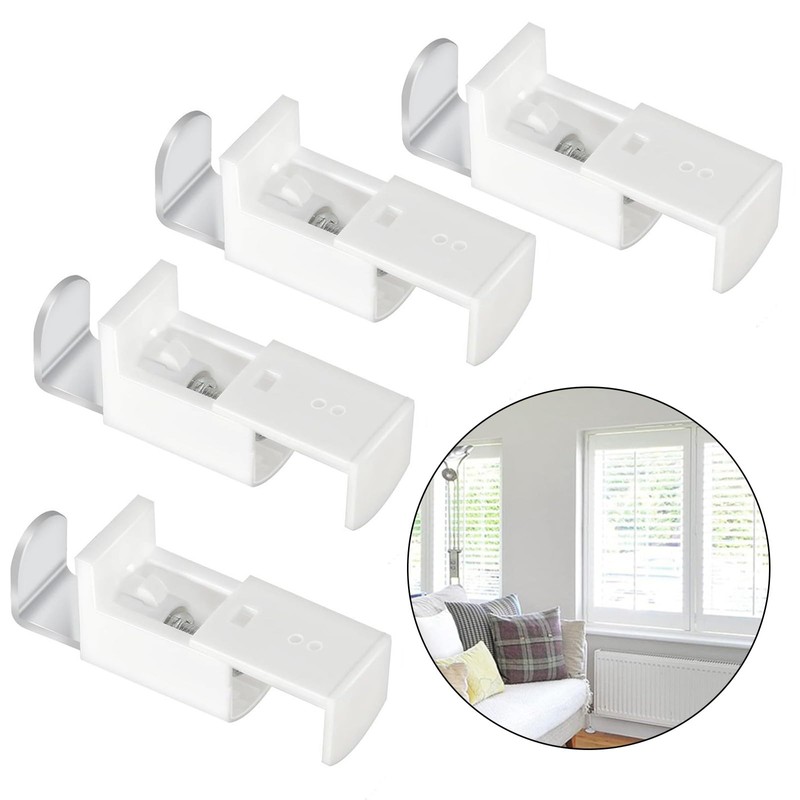 ZICHENXR 4pcs Pleated Blinds Clips Clip Accessories Roller Blind Curtain