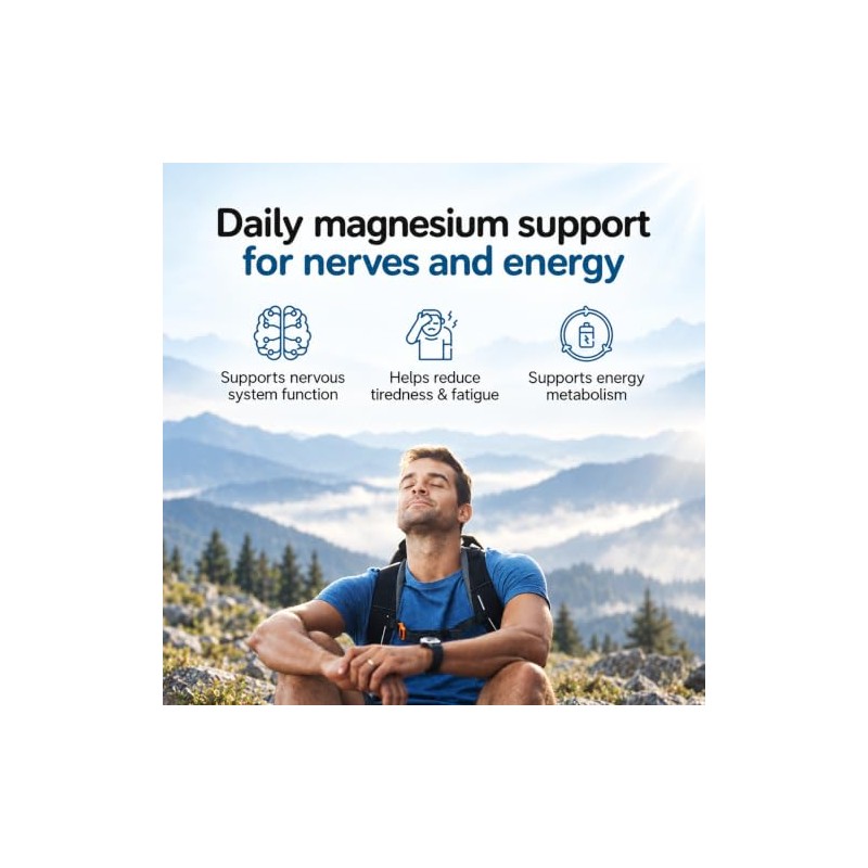 Magnesium Taurate with Vitamin B6 P-5-P – 120 Vegan Capsules