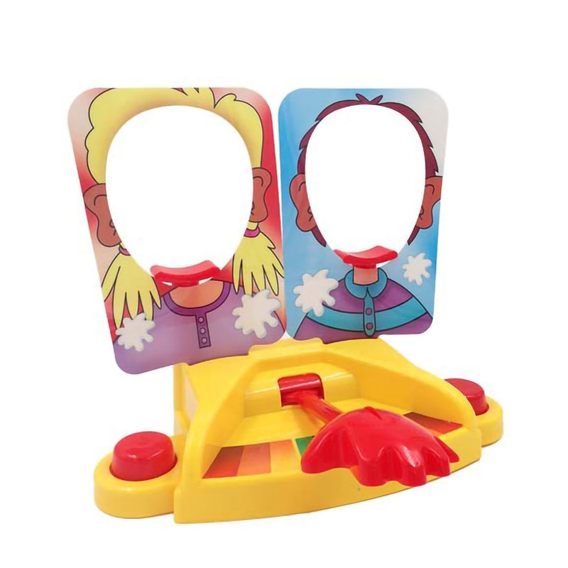 Children Face Whipped Cream Toy Boys Girls Cream Hitting Board